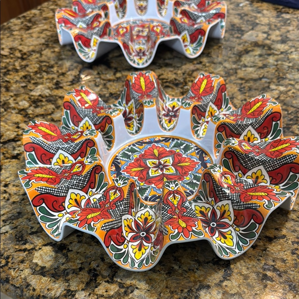 Colorful Taco Southwest Bowl Holder